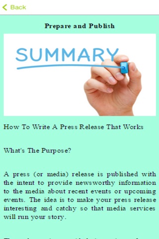 How To Write A Press Release screenshot 3
