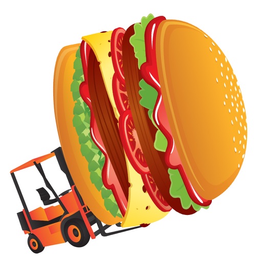 Burger delivery truck - Sent me yummy fast food challenge icon