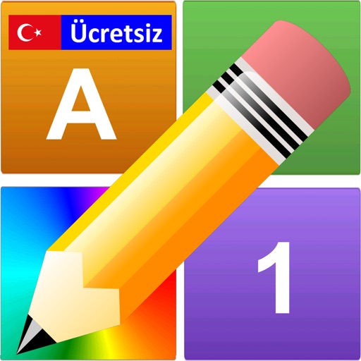 Türkçe Harfler Sayılar Renkler Ücretsiz - Turkish Letters Numbers Colors Free Icon