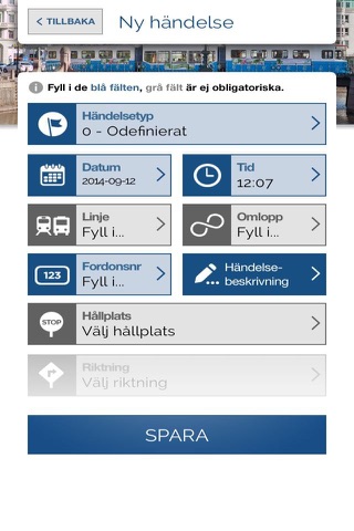 Göteborgs Spårvägar Händelse screenshot 2
