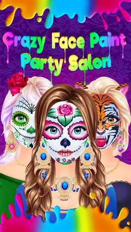 Game screenshot Crazy Face Paint Party Salon - Makeup & Kids Games mod apk