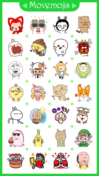 Movemojis - Animated Gifs Stickers for WhatsApp Screenshot 1