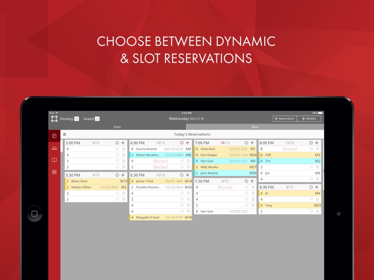 Rezku Tablet - Reservations For Restaurants