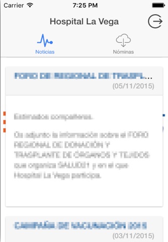 Intranet Hospital La Vega screenshot 2