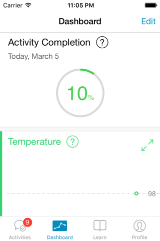Feverprints - A study about body temperature in health and disease screenshot 4