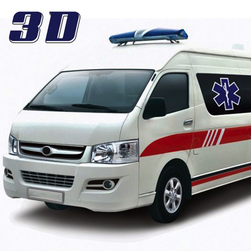 Ambulance Driver parking mania 3d Simulator game icon