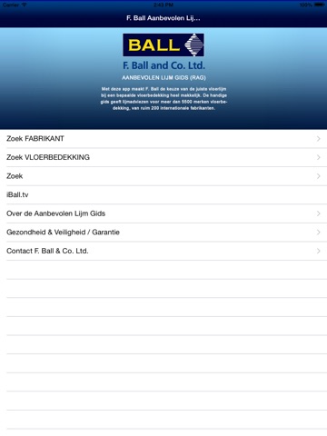 Aanbevolen Lijm Gids (RAG) iPad screenshot 2