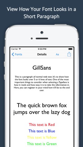 Font Viewer Premium - The Typeface Font Book for Designers & Artistsのおすすめ画像2