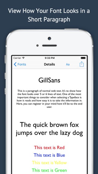 Font Viewer Premium - The Typeface Font Book for Designers & Artistsのおすすめ画像2