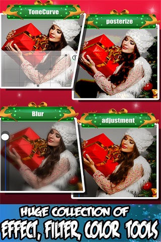 Christmas Photo Editor - Decorate yourself with emoji sticker’s filter effect & share image with friends screenshot 4