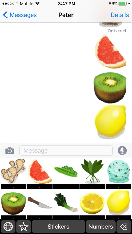 Vegetarian Emoji: Keyboard Stickers and Chat Icons screenshot-4