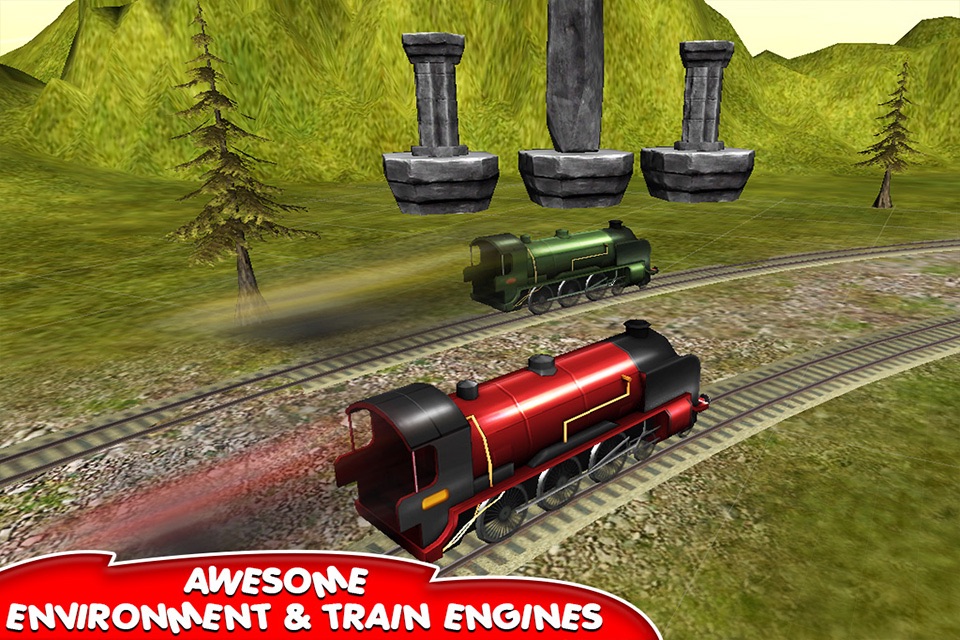 Kids Train Racing: Race Train Engine With Friends screenshot 4