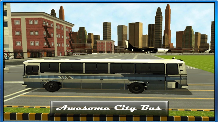 AirPort Bus Driving : Free City Parking & Best Pro Simulator 2016 screenshot-4