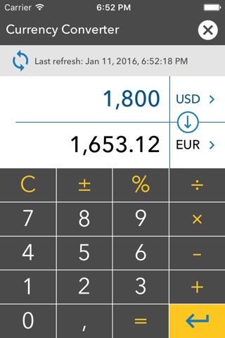 AnyMoney HD - Manage Your Money In All Global Currencies screenshot 2