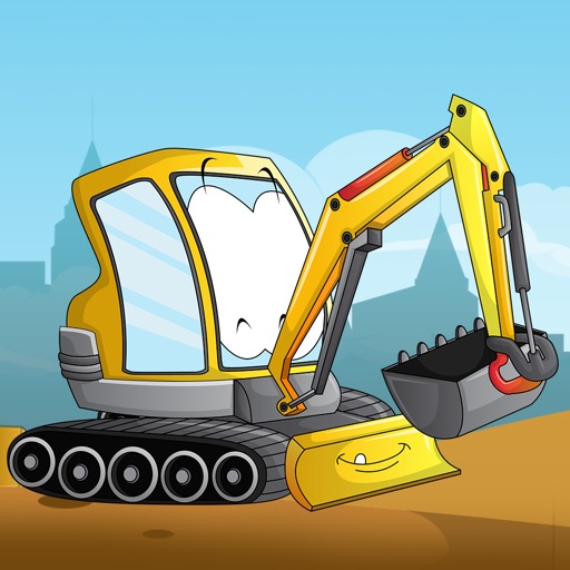 Big machines and trucks puzzles for young boys iOS App