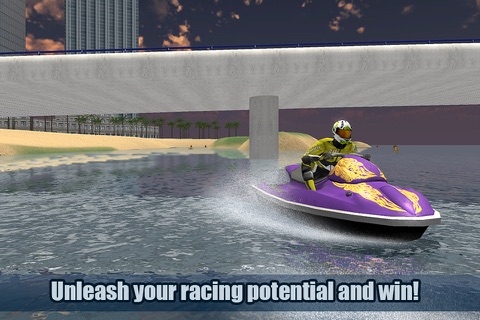 Jet Ski Boat Racing 3D Full screenshot 4
