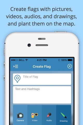 Flagz – Location Based Social Network screenshot 2