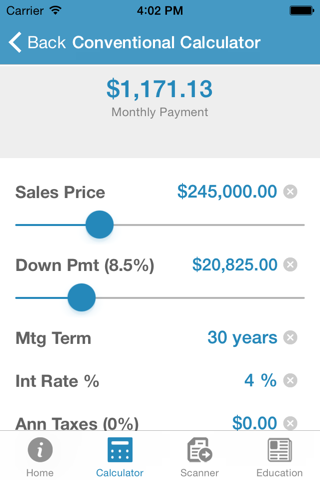 Mortgage Calculator by Frank Thomas screenshot 3