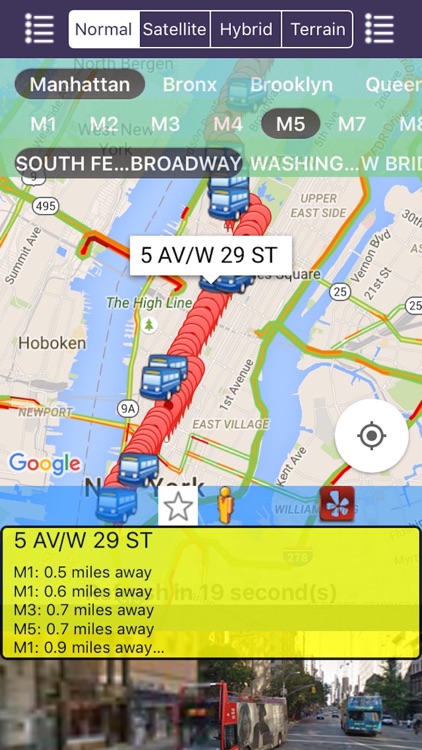 My NYC Next Bus Real Time Pro - Public Transportation Directions and Trip Planner screenshot-4