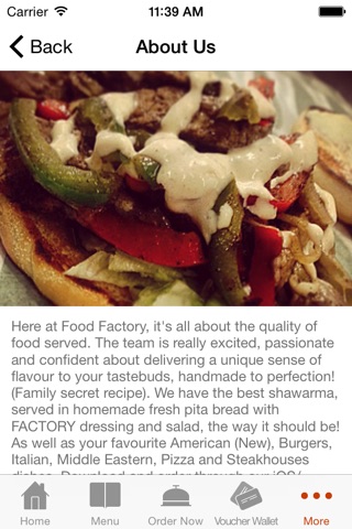 Food Factory Takeaway Restaurant screenshot 3