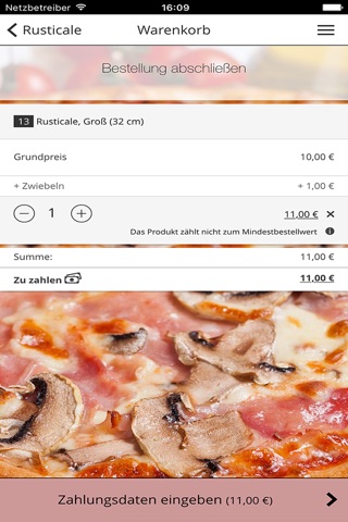 Pizzeria Roma Heimservice screenshot 3