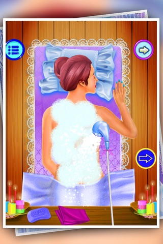 royal back spa salon - free girl game screenshot 3