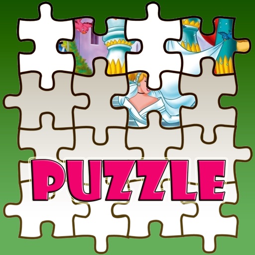 Cartoon Jigsaw Puzzle Game Cinderella Version icon