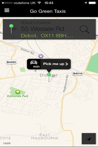 Go Green Taxis screenshot 2