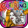 Coloring Book : Paint & Draw on Celebrity Cartoon for Pro