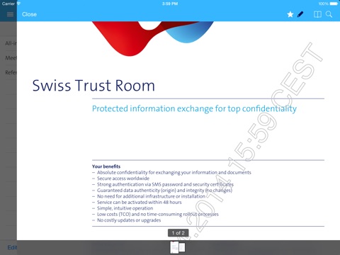 Swiss Trust Room screenshot 4