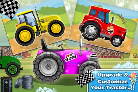 Tractor Simulator Game - Kids Washing screenshot 3