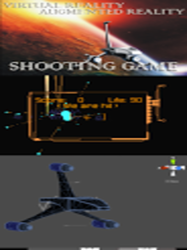 Augmented Reality and Virtual Reality Shooting Game, game for IOS