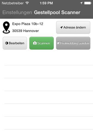 Gestellpool Scanner screenshot 2