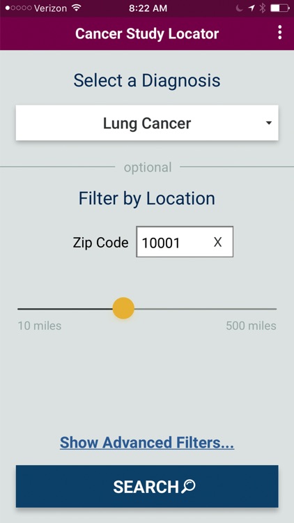 Cancer Study Locator