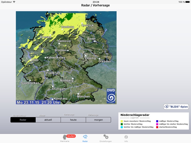 Wetter-Warner für iPad screenshot-3