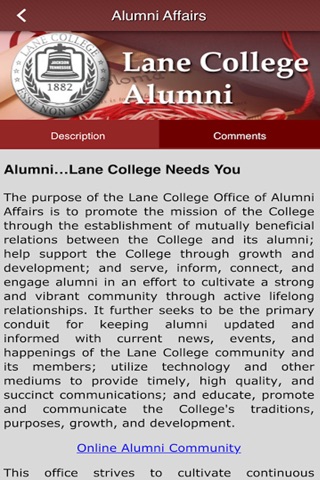 Lane Alumni screenshot 3
