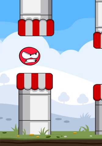 Angry Red Ball Fly - Crazy Adventure In Amazing World - Fun Ball Bounce and Jump screenshot 4