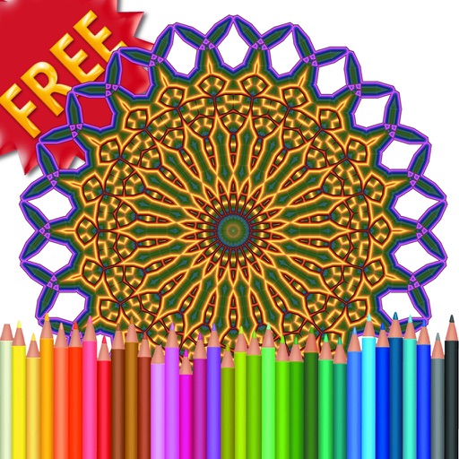 Mandalas Coloring Free Icon