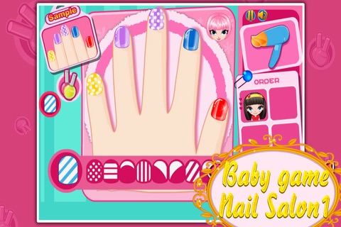 Baby game-Nail Salon1 screenshot 2