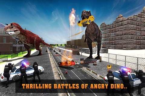 Dinosaur City Attack Slaughter – World of Deadly & Dangerous Carnivore Riot screenshot 2