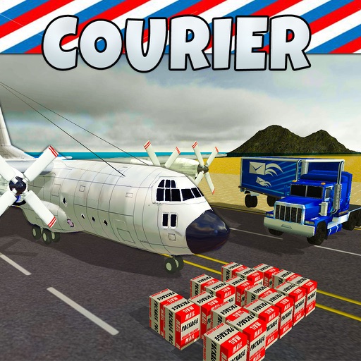 Mail Courier Transport Plane - Real Parcel Delivery Service Simulator 3D