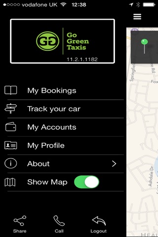 Go Green Taxis screenshot 3