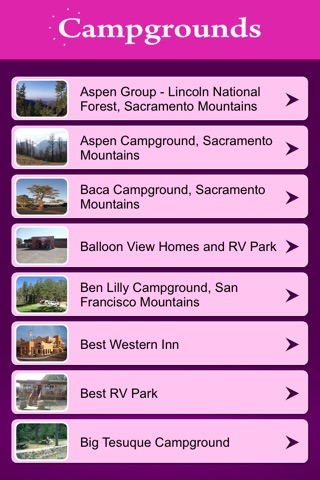 New Mexico Campgrounds and RV Parks screenshot 2