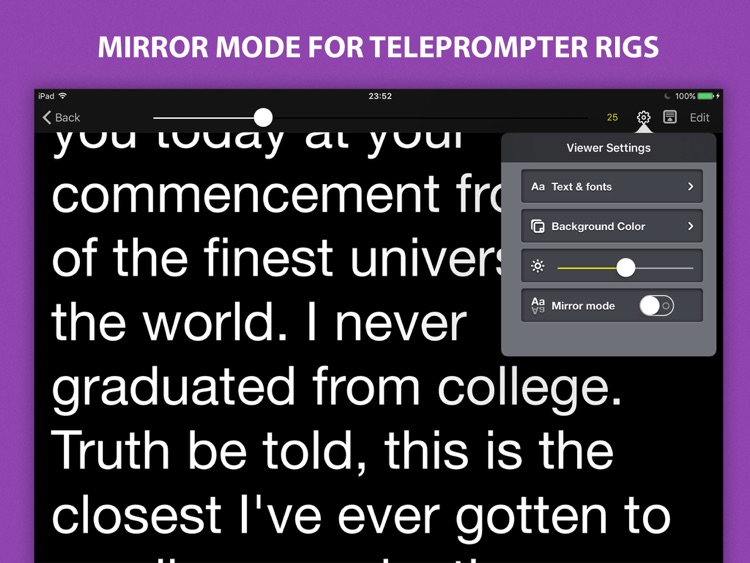 Voice Teleprompter - Speech Prompter with Smart Scrolling screenshot-4