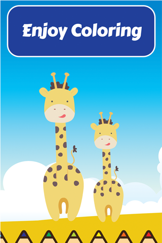Coloring My Cute Wild Animals for Preschool boy and girl screenshot 3