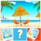 Guess the Word Quiz Guessing Beach Seaside Lovers
