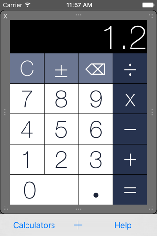 Multiple Resizable Calculators screenshot 3