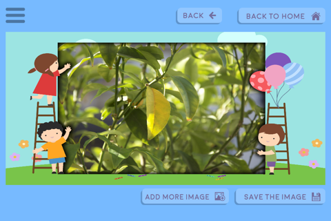 Cute Kids Theme Photo Frame/Collage Maker and Editor screenshot 3