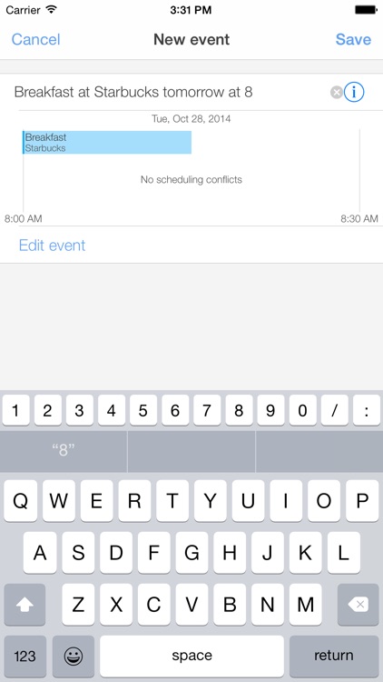 miCal - the missing calendar with reminders screenshot-3