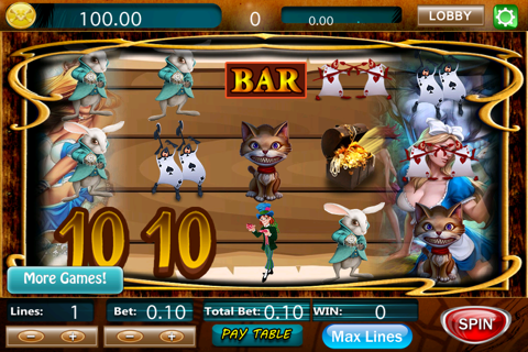 Wonderland Slots - Play Free 2016 Lucky Gold Millionaire Jackpot Payout and Win Big Bets! screenshot 2